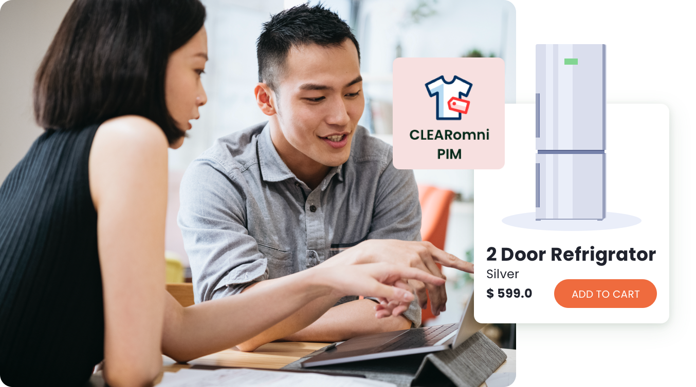 CLEARomni PIM product management interface