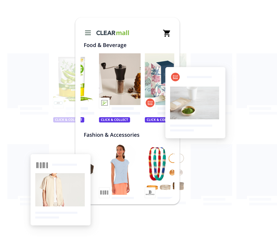 CLEARomni solution visual for multi-brand retailers and department stores